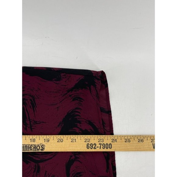 Dalia Women's Burgundy Black Cami Tank Top Spaghetti Straps Size Medium - Picture 9 of 10